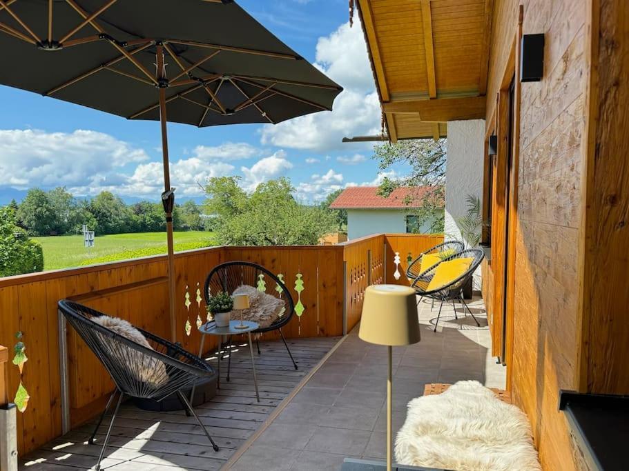 Chalet Am See - Seeblick Bergblick Modern Charmant Neu Seeon-Seebruck Εξωτερικό φωτογραφία