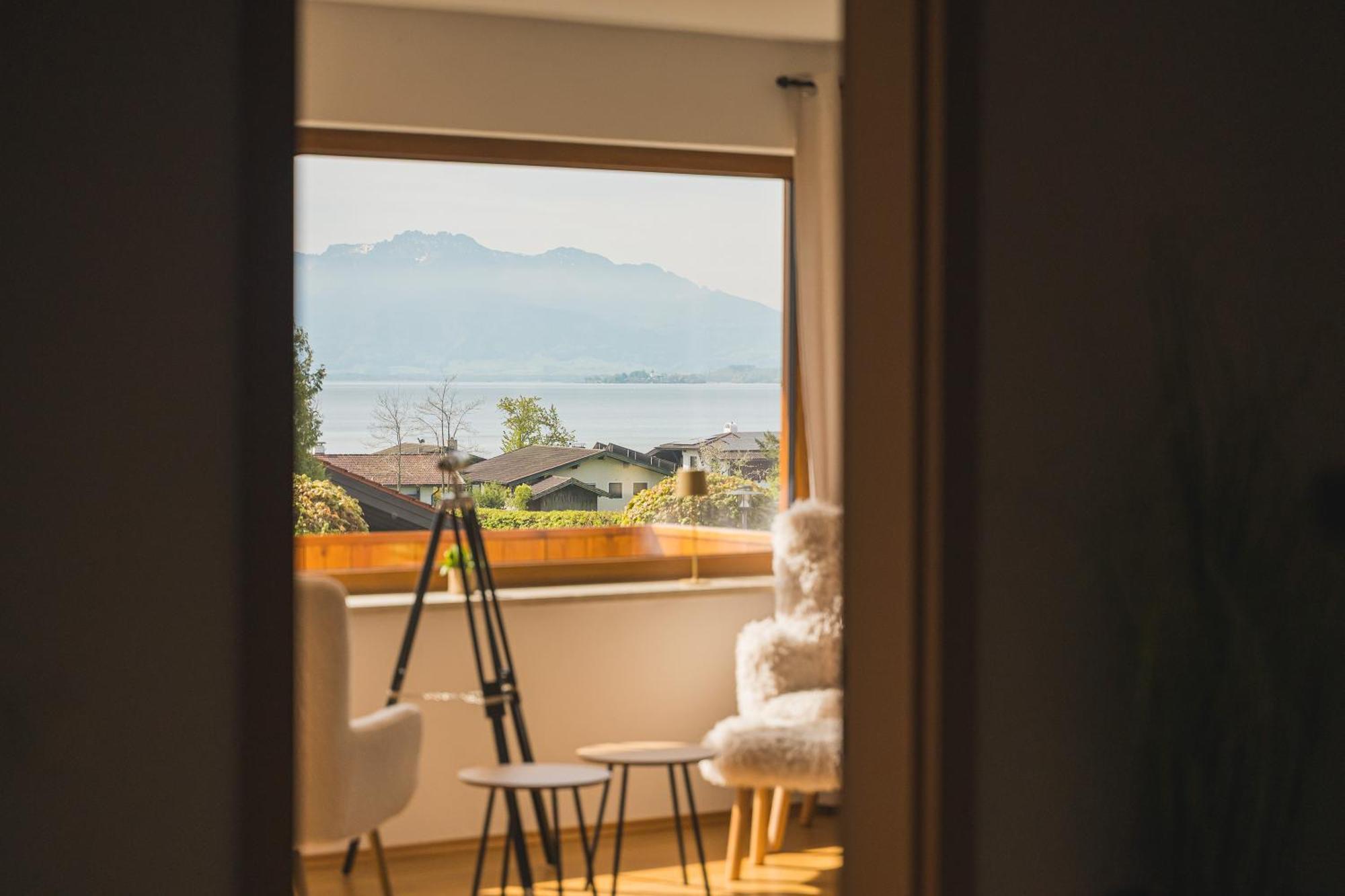 Chalet Am See - Seeblick Bergblick Modern Charmant Neu Seeon-Seebruck Εξωτερικό φωτογραφία